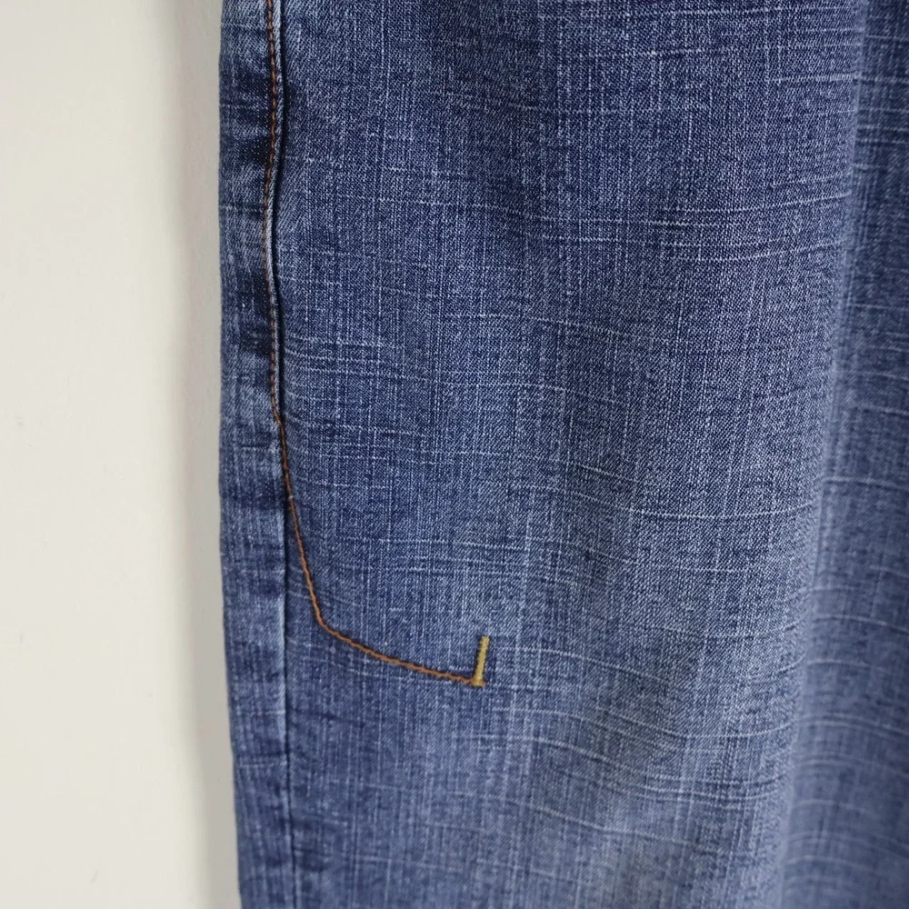 Vintage Y2K Rocawear Baggy Embroidered Jeans Size 38 Waist 38
